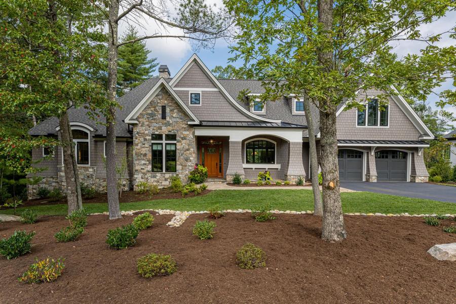 Elegant house with large windows