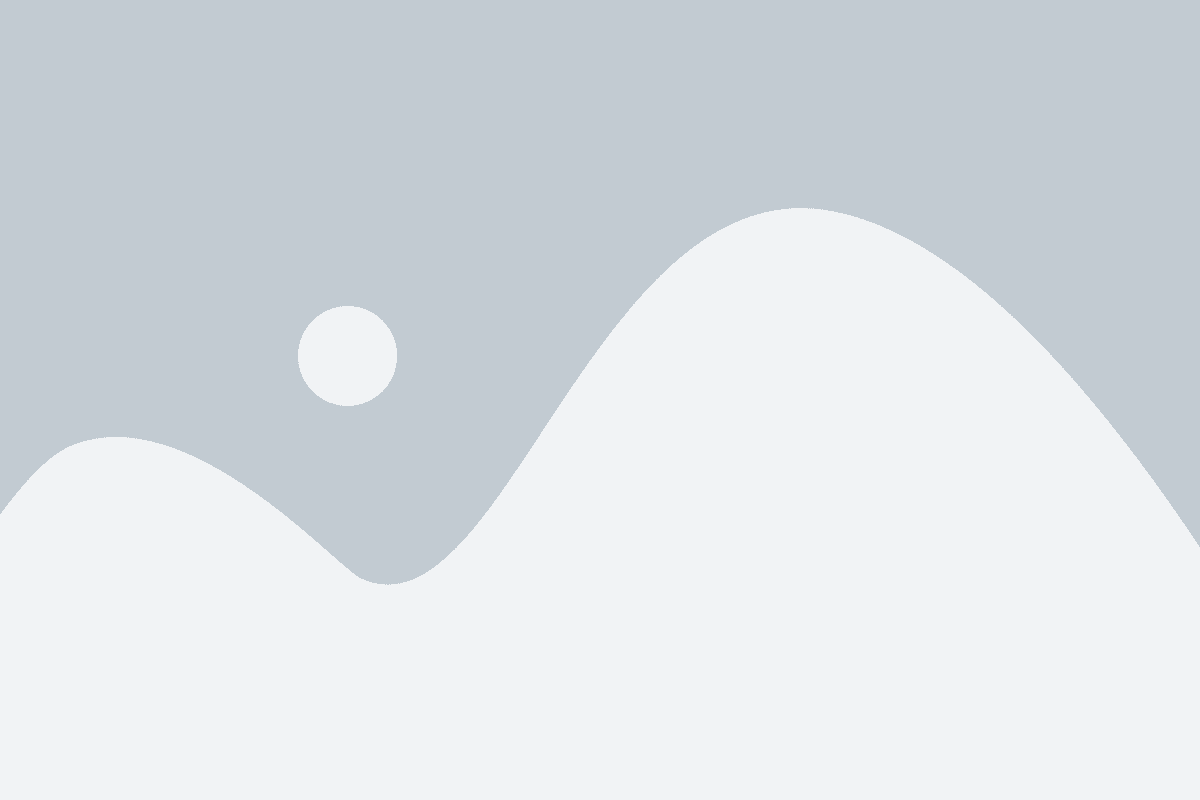 Simple abstract mountain scene