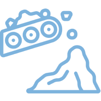 Material handling process illustration